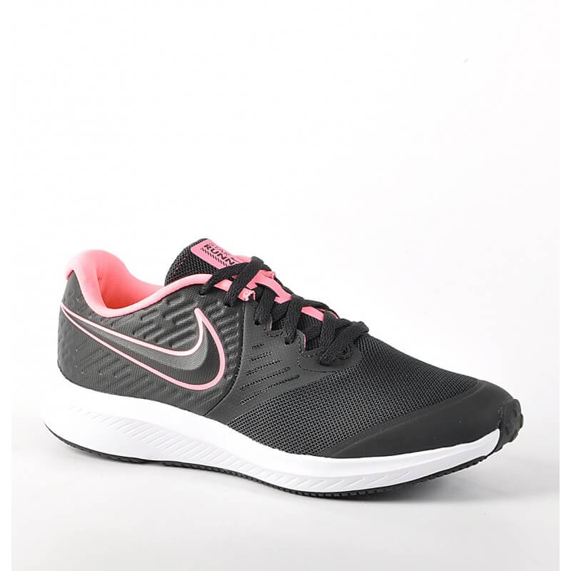 basket femme nike noir et rose