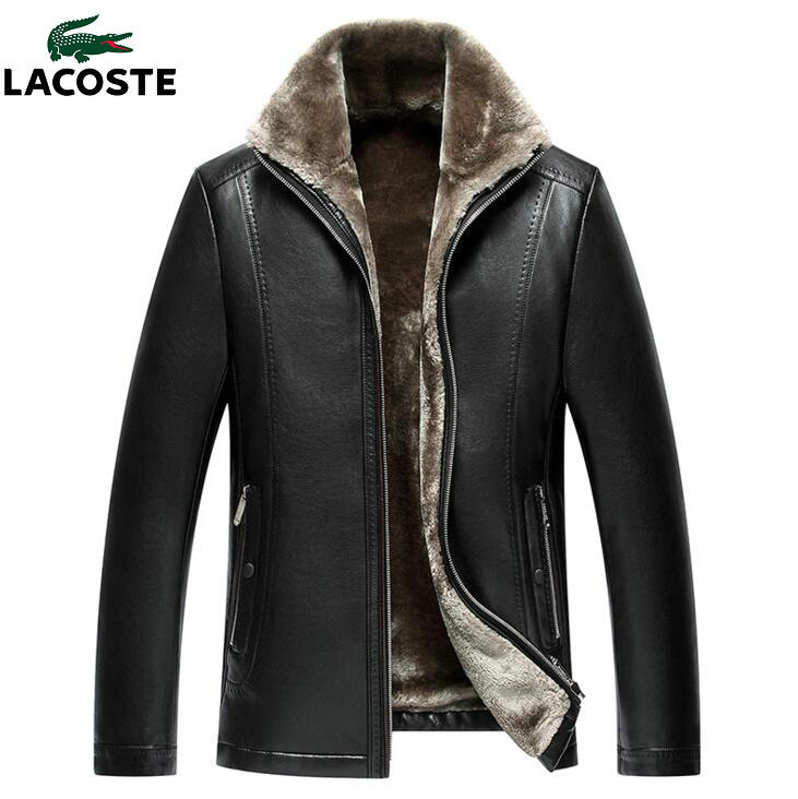 blouson cuir lacoste
